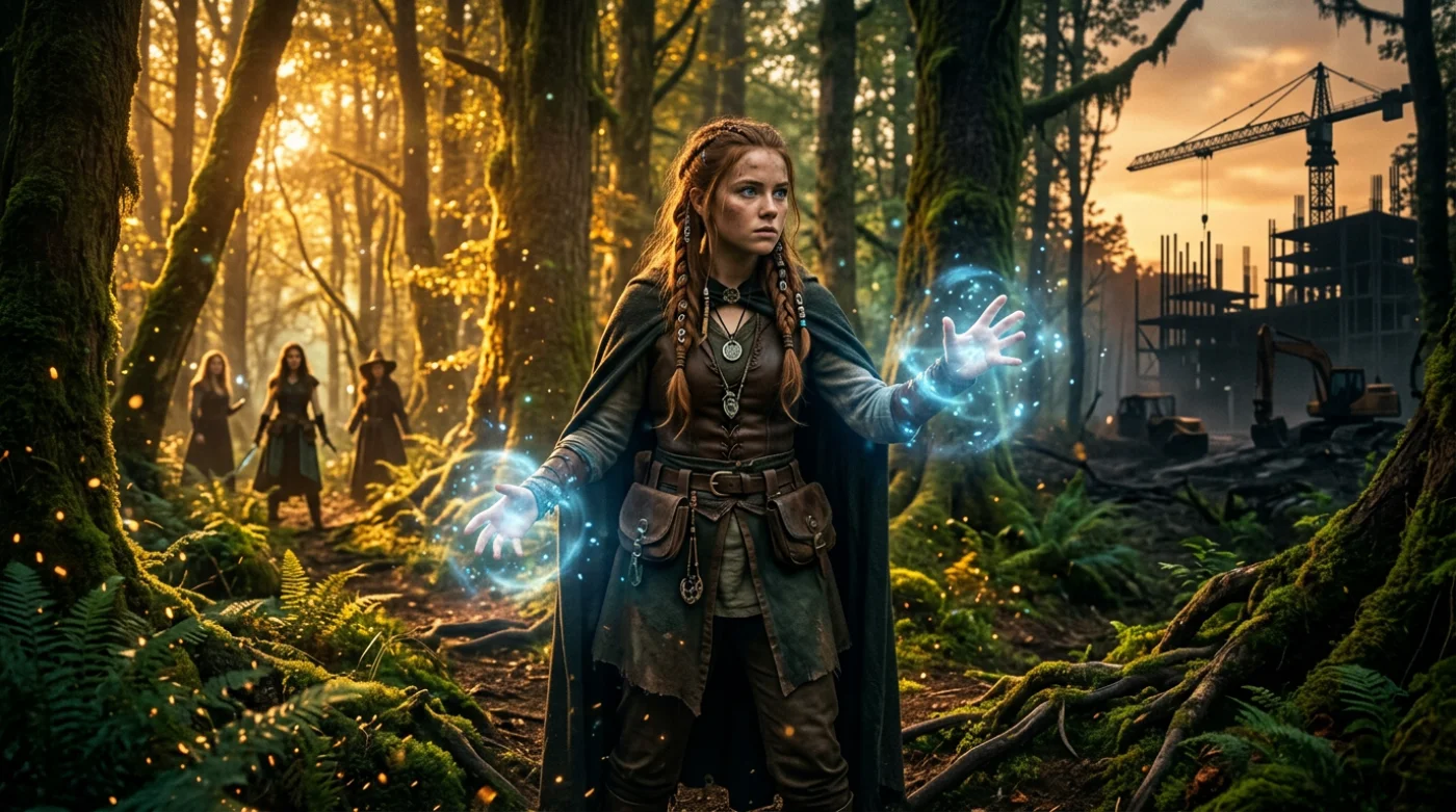 Premiera serialu Willow w Nowym Sączu: młoda czarodziejka broni magiczny las przed komercjalizacją, wspierana przez grupę czarownic w atmosferze fantasy.