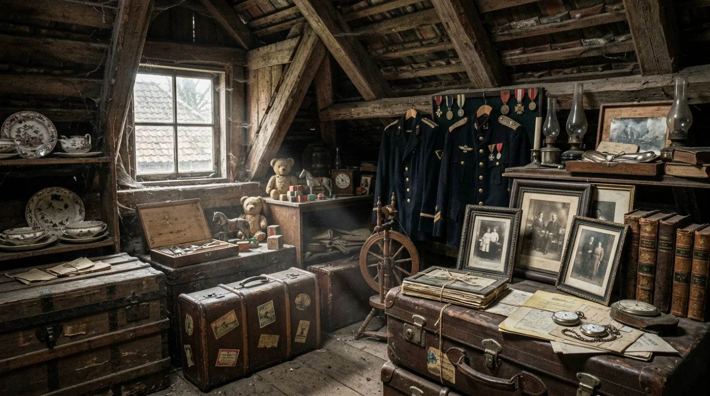 Cenne historycznie skarby na strychu