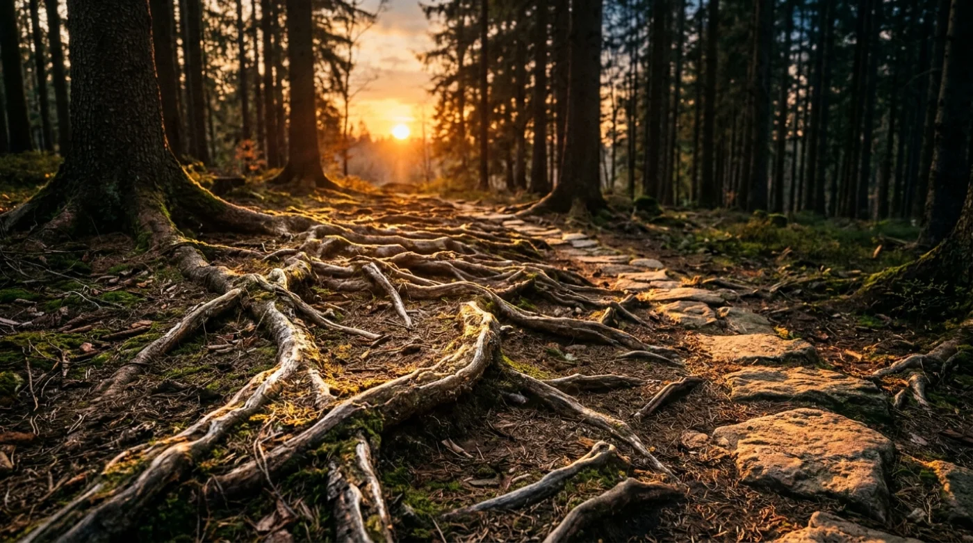 Wiklinowe korzenie pod słońcem
